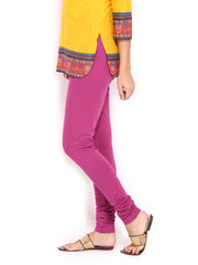 BIBA Women Pink Churidar Leggings