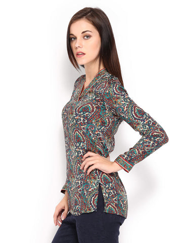 BIBA Women Multicoloured Printed Kurti