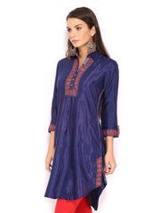 BIBA Women Navy Kurta