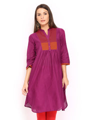 BIBA Women Pink Kurta