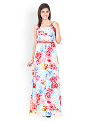 Bella Rosa Multicoloured Printed Maxi Dress