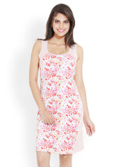 Bella Rosa Pink Printed Shift Dress