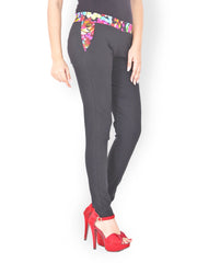 Bella Rosa Women Black Jeggings