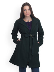 Belle Fille Women Dark Green Coat