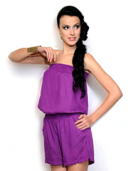 Belle Fille Women Purple Playsuit