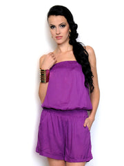 Belle Fille Women Purple Playsuit