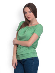 Belle Fille Women Green Top