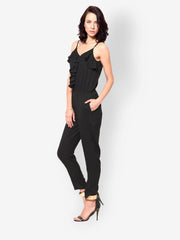 Besiva Women Black Jumpsuit