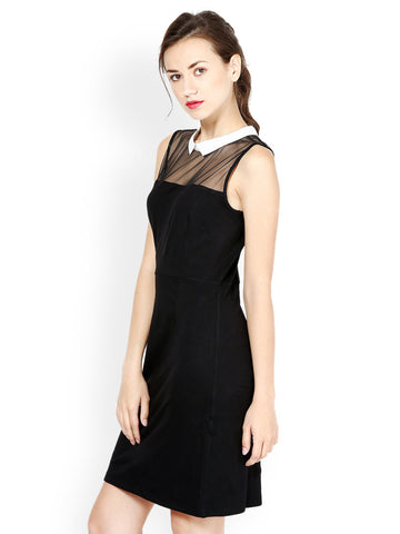 Besiva Black &amp; White Tailored Dress