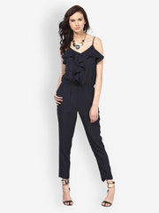 Besiva Women Navy Jumpsuit