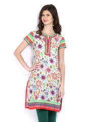 BIBA Women Multi-Coloured Printed Kurta