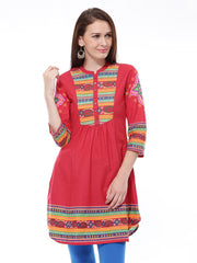 BIBA Women Red Kurta
