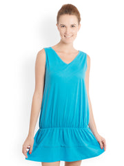 Bombay High Blue Blouson Dress