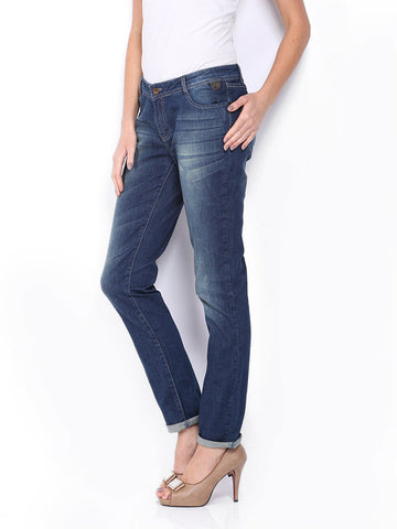 CAT Women Blue Skinny Pencil Fit Jeans