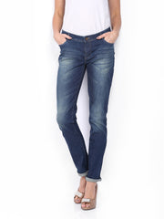 CAT Women Blue Skinny Pencil Fit Jeans