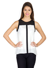 Calgari Women Black &amp; White Top