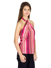 Calgari Women Pink Printed Top