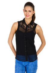 Calgari Women Black Top