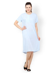 Camey Light Blue Nightdress