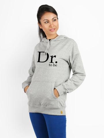 Campus Sutra Women Grey Hooded Sweatshirt