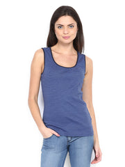 Casual Collection by Debenhams Women Blue Striped Top