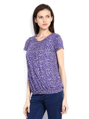 Casual Collection by Debenhams Women Purple Printed Top