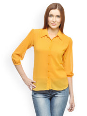 Cation Women Yellow Shirt