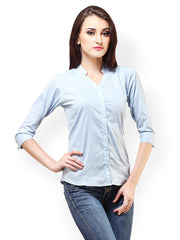Cation Women Blue Shirt