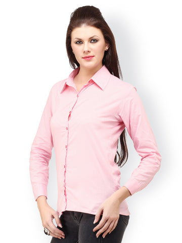 Cation Women Pink Formal Shirt