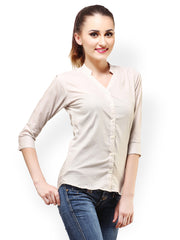 Cation Women Beige Shirt