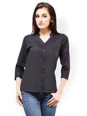Cation Women Black Shirt