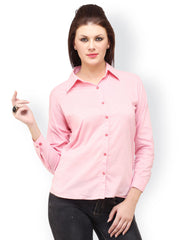 Cation Women Pink Formal Shirt