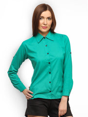 Cation Women Green Shirt