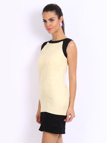 Cottinfab Women Yellow Shift Dress