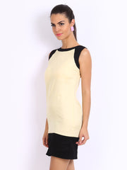 Cottinfab Women Yellow Shift Dress