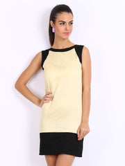 Cottinfab Women Yellow Shift Dress