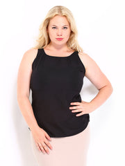 Curvy by D Muse Women Black Top