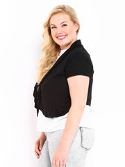 Curvy by DressBerry Black Shrug