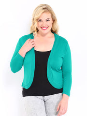 Curvy by DressBerry Green Shrug