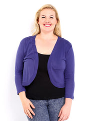 Curvy by DressBerry Blue Shrug