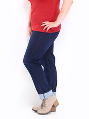 Curvy by Roadster Women Dark Blue Curvy Fit Jeans
