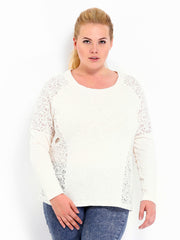 Curvy by Roadster Women Off-White Top