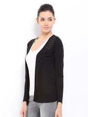 D Muse Black Studded Shrug