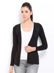 D Muse Black Studded Shrug
