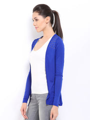 D Muse Blue Studded Shrug