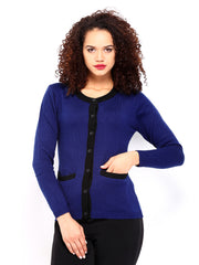 D Muse Women Blue Sweater
