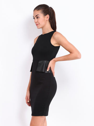 D Muse by DressBerry Black Flutter Berry Dress