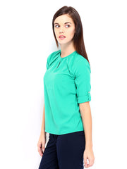 D Muse Women Green Top