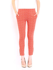 D Muse Women Orange Printed Trousers
