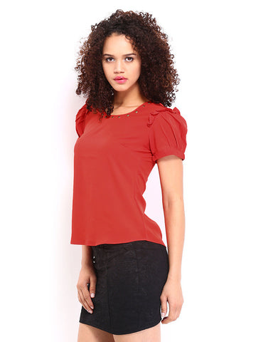 D Muse Women Red Top
